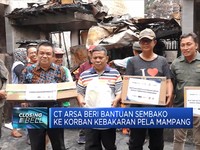 CT Arsa Beri Bantuan Sembako Ke Korban Kebakaran Pela Mampang