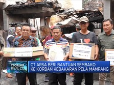 CT Arsa Beri Bantuan Sembako Ke Korban Kebakaran Pela Mampang