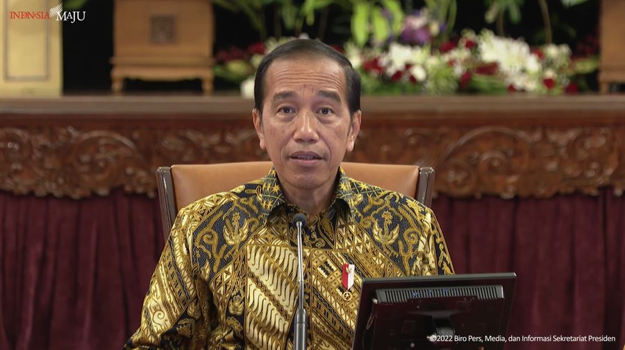 Konferensi Pers Presiden Joko Widodo terkait PPKM, Istana Negara, 30 Desember 2022. (Tangkapan Layar youtube Sekretariat Presiden)