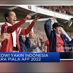 Video: Semringah Jokowi Nonton Bola Timnas Indonesia