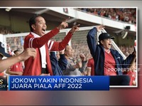Video: Semringah Jokowi Nonton Bola Timnas Indonesia