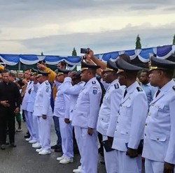 Ini Pesan Mathius Awoitauw Saat Prosesi Penyerahan Jabatan
