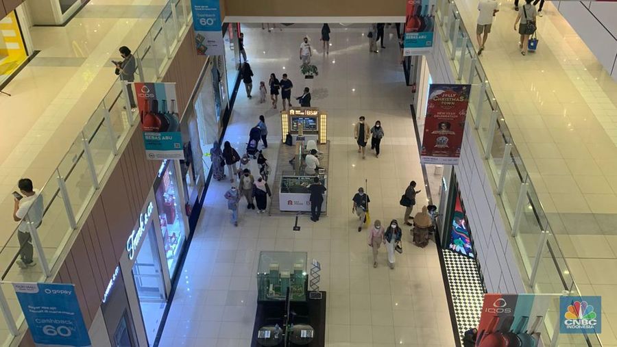 Suasana Aeon Mall BSD. (CNBC Indonesia/Maikel Jefriando)