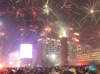 2 Tahun Vakum, Perayaan Tahun Baru 2023 Pecah di Jakarta