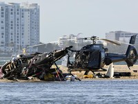 Dua Helikopter Tabrakan di Udara, 4 Orang Tewas