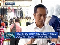 Usai Buka Perdagangan Saham, Jokowi Tinjau Tanah Abang