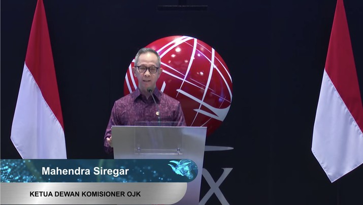 Ketua Dewan Komisioner OJK Mahendra Siregar (Tangkapan Layar Youtube) Ketua Dewan Komisioner OJK Mahendra Siregar (Tangkapan Layar Youtube)