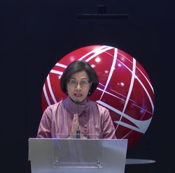 Sri Mulyani Ungkap 'Simbol Rahasia' Kehadiran Jokowi di BEI