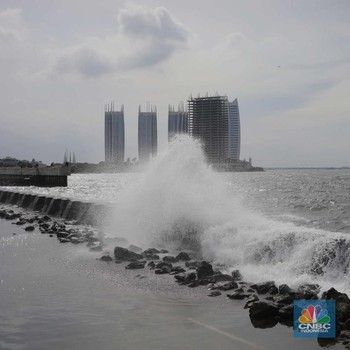 Dahsyat! Tanggul Laut 'Raksasa' Jadi Pelindung Pesisir DKI