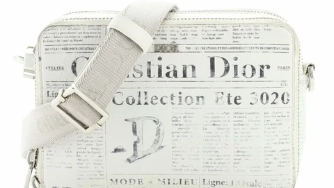 dior daniel arsham double zip crossbody pouch