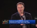 Kekayaan Elon Masuk Hangus USD 200 Miliar, Ke Mana Tuh?