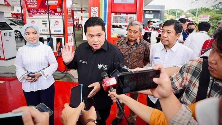 Menteri Badan Usaha Milik Negara (BUMN) Erick Thohir. Menteri Badan Usaha Milik Negara (BUMN) Erick Thohir. (Tangkapan layar via Instagram @erickthohir)