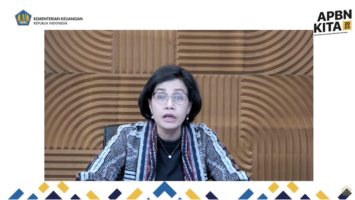 Menteri Keuangan Sri Mulyani Saat Konferensi Pers: Realisasi APBN KITA 2022. Menteri Keuangan Sri Mulyani Saat Konferensi Pers: Realisasi APBN KITA 2022. (Tangkapan Layar Youtube Kemenkeu RI)
