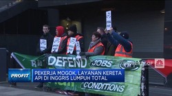 Pekerja Mogok, Layanan Kereta Api Di Inggris Lumpuh Total