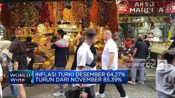Inflasi Turki Akhirnya Turun Jadi 64,27% Pada Desember 2022