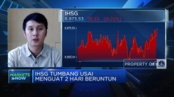 Ramai Aksi Profit Taking, IHSG Tumbang Usah 2 Hari Menguat