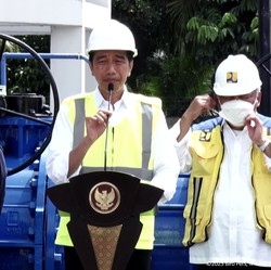 Jokowi Resmikan SPAM Dumai-Rokan Hilir-Bengkalis Rp396,6 M