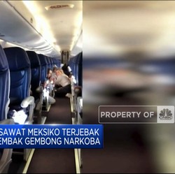 Video: Baku Tembak Gembong Narkoba Meksiko di Pesawat