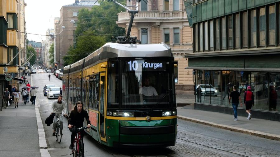 Suasana kota Helsinki, Finlandia
