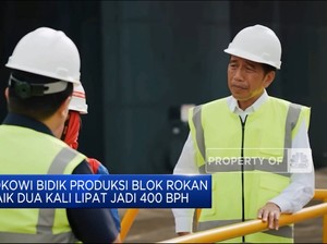 Jokowi Pasang Target Produksi Blok Rokan 2 Kali Lipat Lebih