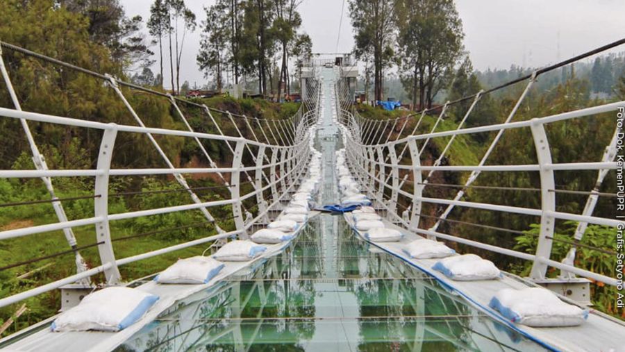 Jembatan Kaca Seruni Poin (Dok Kementerian PUPR)
