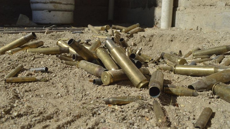 A vehicle riddled with bullets lies overturned on a street in Jesus Maria, Mexico, on Saturday, Jan. 7, 2023, the small town where Ovidio Guzman was detained earlier in the week. Thursday's government operation to detain Ovidio, the son of imprisoned drug lord Joaquin 