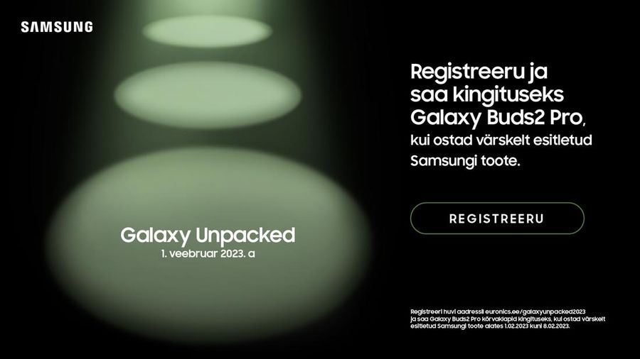 Poster peluncuran Samsung Galaxy S23
