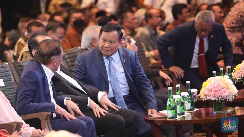 CT Corps Leadership Forum Bersama Perdana Menteri Malaysia YAB Dato' Seri Anwar Ibrahim, di Menara Bank Mega, Jakarta, Senin, 9/1/2023. (CNBC Indonesia/ Muhammad Sabki)