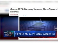 Video: Gempa M7 Guncang Vanuatu