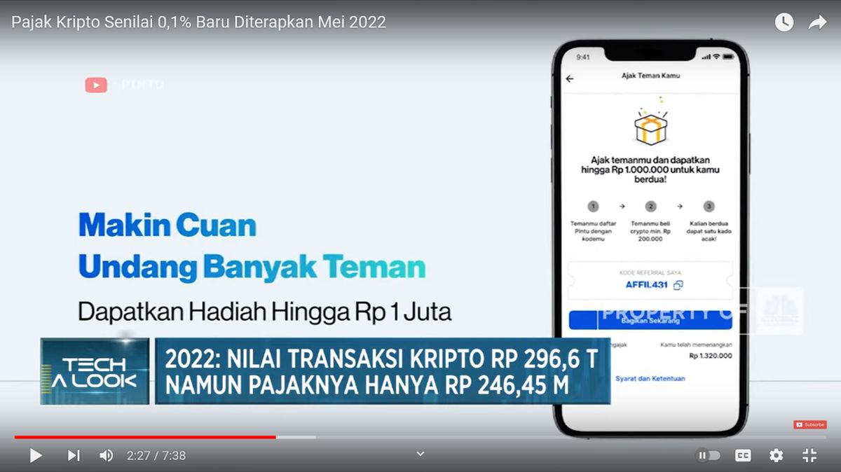 Video: Pajak Kripto Senilai 0,1% Baru Diterapkan Mei 2022