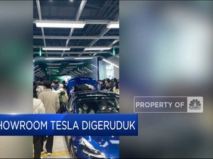  Showroom Tesla di China Digeruduk Karena Ini