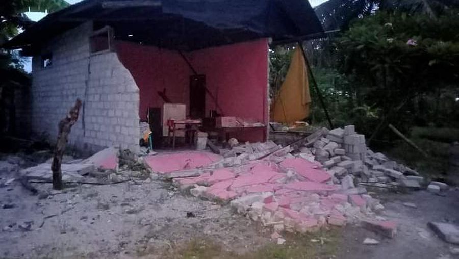 Gempa berpusat di 7,25 lintang selatan dan 130,18 bujur timur Maluku Tenggara. Kedalaman gempa 131 kilometer (km). (Dok: BNPB)