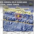 Video: Gempa M5,9 Guncang Pacitan, Jawa Timur