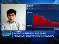 Dibuka Melemah, IHSG Gagal Mengekor Penguatan Bursa Regional