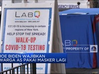 Video: Covid-19 Menggila, AS Wajibkan Warga Pakai Masker Lagi