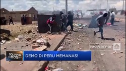 Video: Demo di Peru Memanas, Banyak Warga & Polisi Tewas!