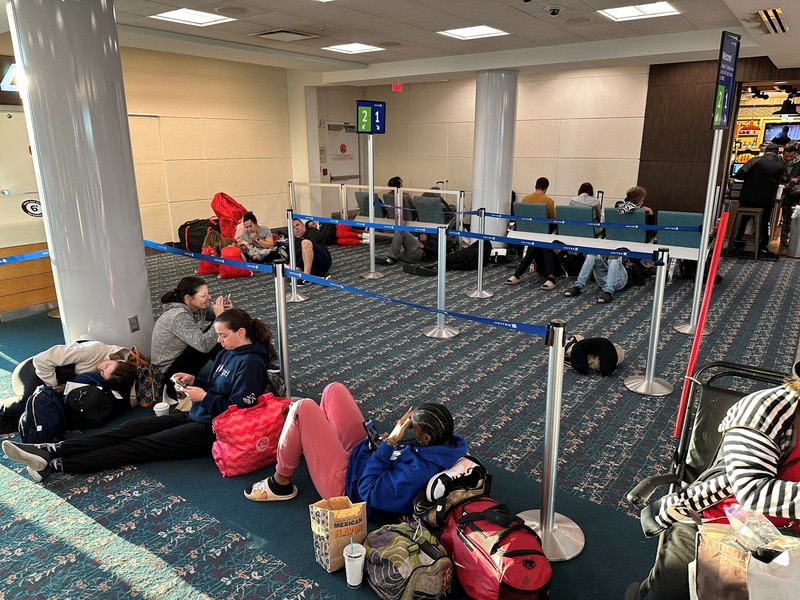 Pantauan dari sistem flightradar24 penerbangan domestik di seluruh wilayah Amerika Serikat (AS) terpaksa dihentikan Rabu (11/1/2023) pagi waktu setempat. (Tangkapan layar flightradar24) Pantauan dari sistem flightradar24 penerbangan domestik di seluruh wilayah Amerika Serikat (AS) terpaksa dihentikan Rabu (11/1/2023) pagi waktu setempat. (Tangkapan layar flightradar24)