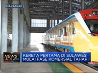 Video: Masyarakat Antusias Jajal Kereta Pertama di Sulawesi