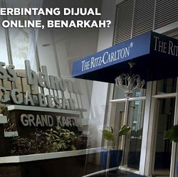 Hotel Berbintang Dijual Di Situs Online, Benarkah?