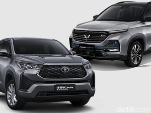 Sama-sama Mobil Hybrid Bermesin 2.0 L, Segini Beda Pajak Innova Zenix dan Wuling Almaz