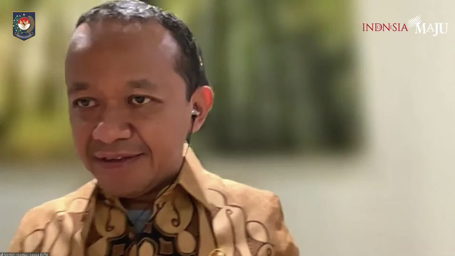 Menteri Investasi Bahlil Lahadalia Dalam Acara Rakornas Kepala Daerah dan FORKOPIMDA Tahun 2023. (Tangkapan Layar Youtube Kemendagri RI)