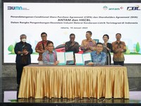Investasi CBL Buktikan Peran Grup MIND ID Capai Ekosistem EV