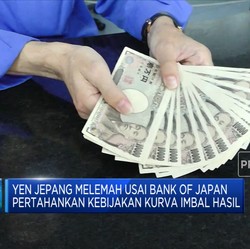 Bank Of Japan Pertahankan Kebiajakan Moneter, Yen Melemah