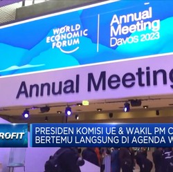 Video: Presiden Komisi UE & Wakil PM China Bertemu di WEF
