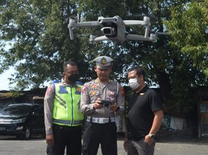 ETLE Drone Diuji Coba di Brexit, 2 Menit Terbang Tangkap 20 Pelanggar