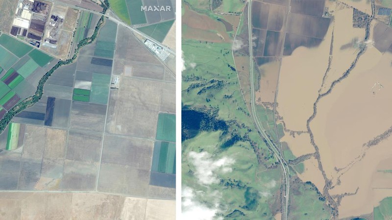 Before-After California (Maxar Technology/Handout via REUTERS)