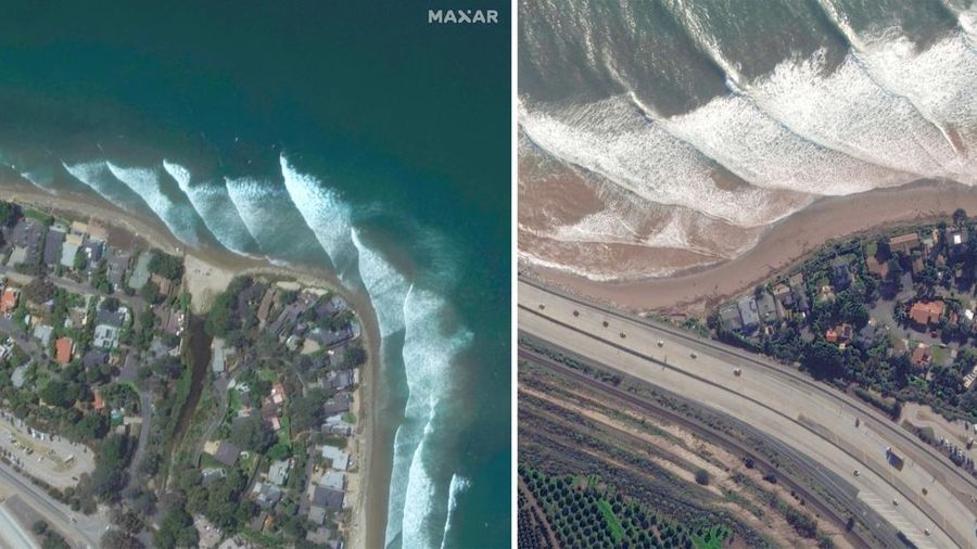 Before-After California (Maxar Technology/Handout via REUTERS)