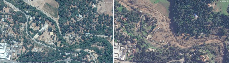 Before-After California (Maxar Technology/Handout via REUTERS)