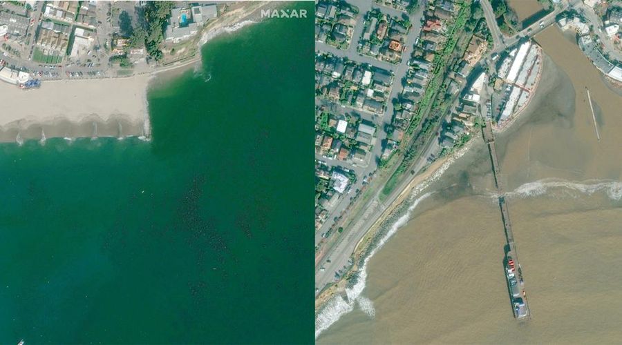 Before-After California (Maxar Technology/Handout via REUTERS)