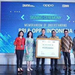 BRI Gandeng OPPO Indonesia, Perluas Transaksi Digital